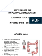 APLICATII CLINICE IN GASTROENTEROLOGIE - Colon