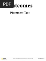 Placement Test - Learner's Edition