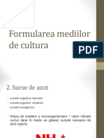 06-07. Formularea Mediilor de Cultura