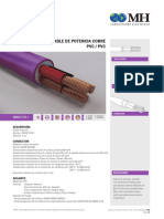 Cable de Potencia Cobre y PVC