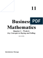 Business Mathematics (Module 3)