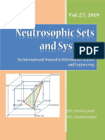 Neutrosophic Sets and Systems 27 (2019)