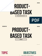 Product-Based Task: Bsed Math 3B