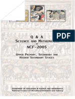 Q & A S M CF-2005 N: Cience and Athematics