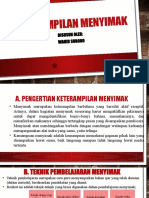 KETERAMPILAN MENYIMAK