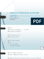 A1 French - Summer Camp 2022