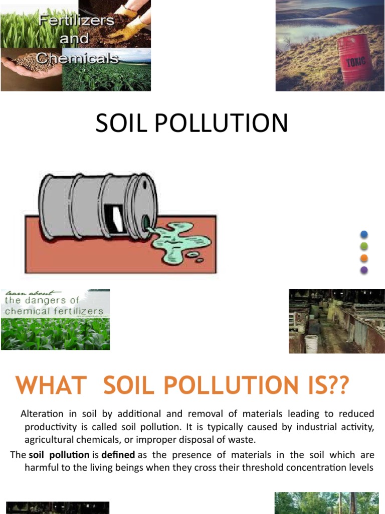 Understanding Soil Pollution Causes & Solutions | PDF | Technology ...