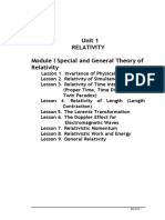 Module 1 - Lesson 1-3 Invariance of Physical Law, Relativity of Simultenity and Relativity of Time Interval