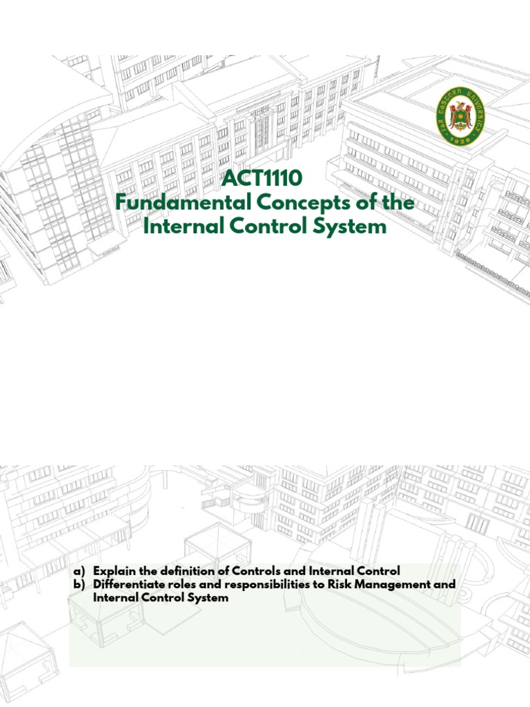 Internal Control System Fundamentals | PDF | Internal Control | Business