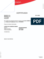 Certificación de Producto9586