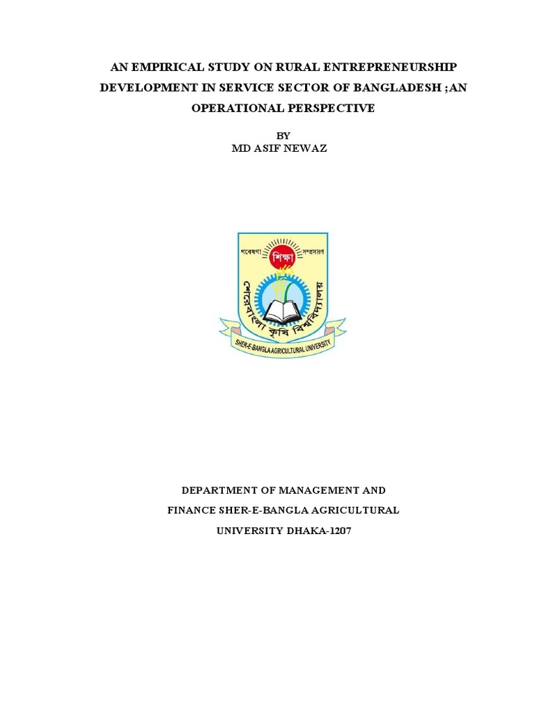 Asif Newaz | PDF | Entrepreneurship | Sampling (Statistics)