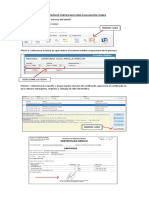 Impresión de Certificado para Evaluacion Cosbes