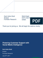 Social Media Intelligence for Customer Service