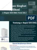 Penjelasan Singkat - E-Rapor KM SMA V. 22.1