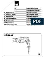 MANUAL Makita HR2230 Rotary Hammer