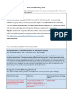 Think Aloud Strategy Planning Sheet