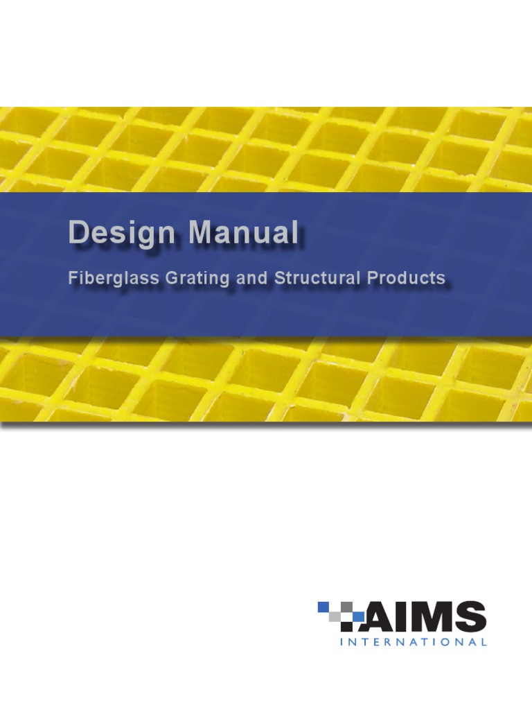 AIMS Design Manual PDF Fiberglass Strength Of Materials