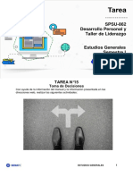 Tarea de Desarrollo Personal - U015