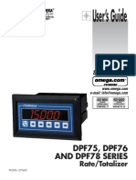 Omega DP-F75 Manual