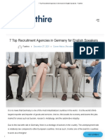 7 Top Recruitment Agencies in Germany For English Speakers - Fasthire