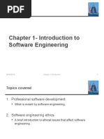 Chapter 1 - Introduction To Software Engineering