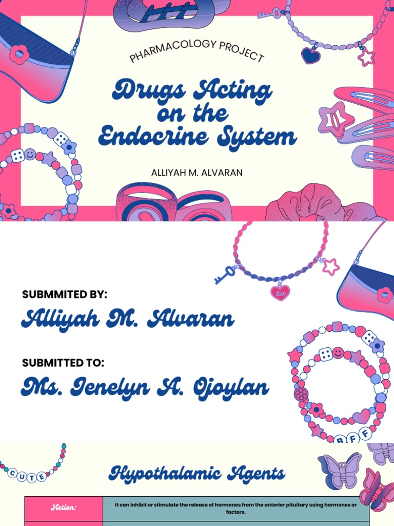 Alliyah Alvaran BSN 2C-Orlando (Pharmacology Project) | PDF | Thyroid ...