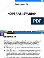 Pertemuan 14: Koperasi Syariah