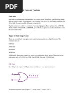 Unit 1 Digital Electronics & Computer Organisation