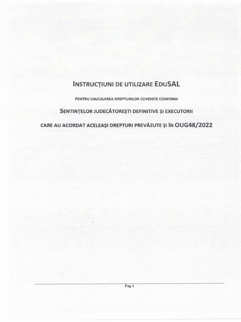 Instructiuni EduSal HJ PDF