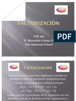 Factorización (Factor Común)