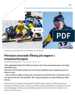 Persson Snuvade Öberg På Segern I Masstartscupen - SVT Sport
