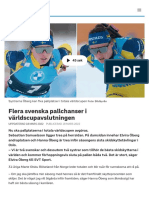 Flera Svenska Pallchanser I Världscupavslutningen - SVT Sport