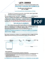 declaracion jurada de domicilio