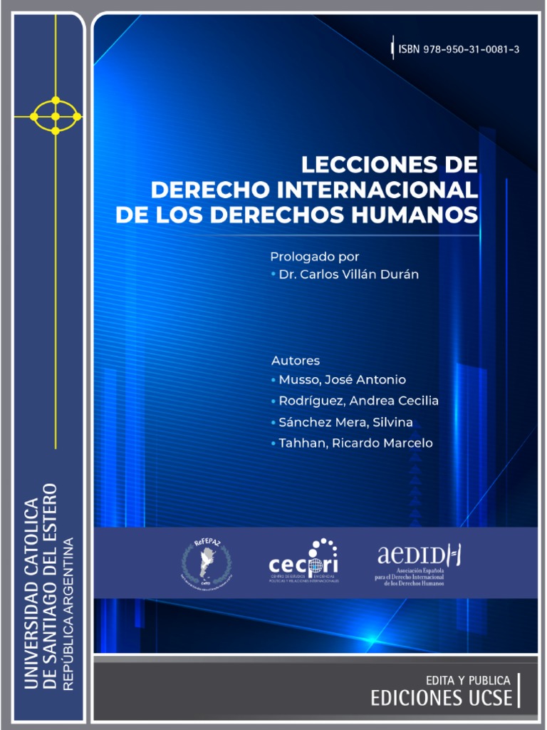Lecciones de Derecho Internacional de Los Derechos Humanos | PDF | La ...