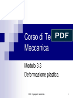 Corso di Tecnologia Meccanica - Mod.3.3 Deformazione plastica