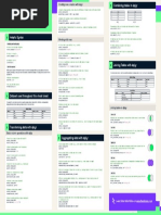 Data Manipulation With Dplyr in R Cheat Sheet