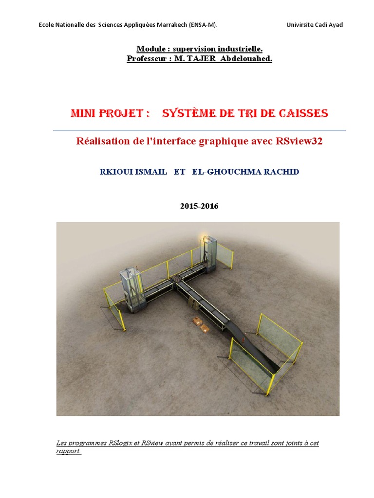Système de tri de caisses automatisé | PDF | Logiciel | Programme ...
