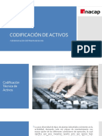 Codificacion de Tecnica de Activos