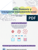 Difusión, Ósmosis y Transporte Transmembranal