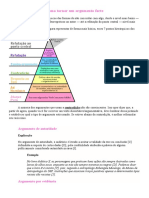 Como Tornar Um Argumento Forte