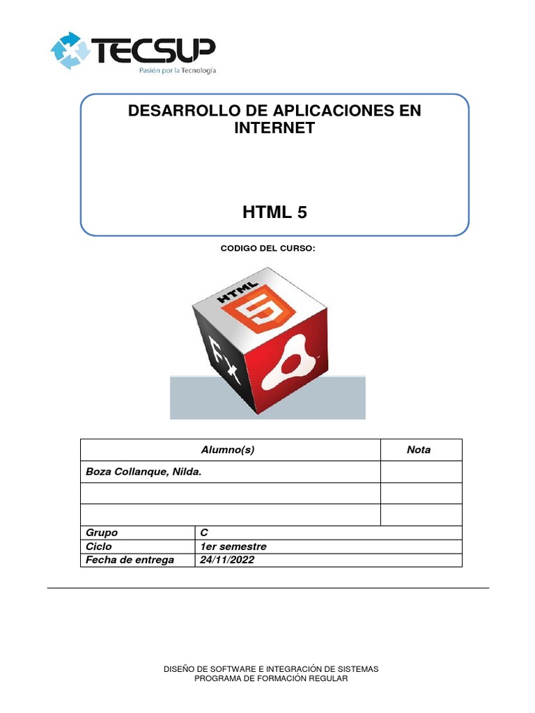 Introducción a HTML5 y Estructura Web | PDF | HTML | Página web
