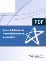 Manual de Orientação do Projeto Multidisciplinar em Secretariado II