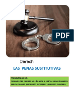 PENAS SUSTITUTIVAS