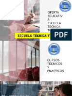 Oferta Educativa Escuela Tecnica Torreon