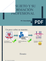 Encuadre-El Sujeto y Su Formacion Profesional