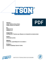 ACT#14 (Factores Que Influyen en El Desarrollo Socioemocional)