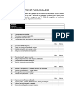 Prueba Psicologica Disc