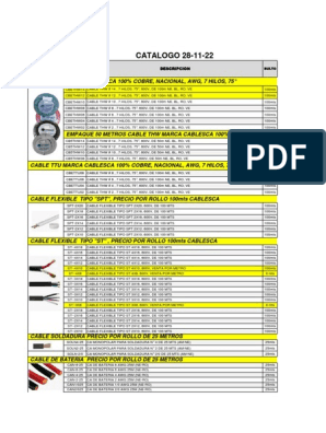 Catalogo Mayorelectrico 28-11-22, PDF, Diodo emisor de luz
