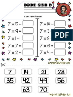 tablas de multiplicar