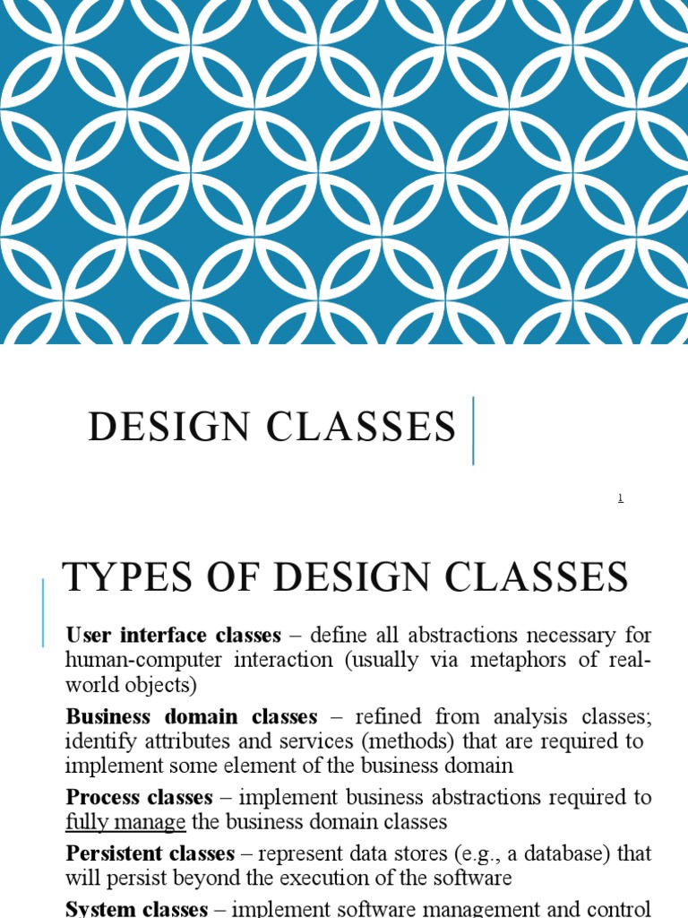 13 Architectural Design | PDF | Class (Computer Programming) | Method ...